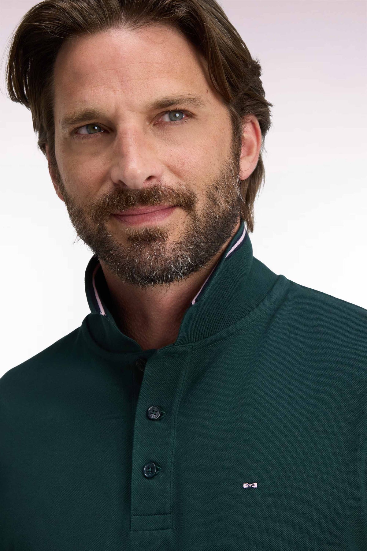 Eden Park Green Tipped Polo Shirt H26MAIPC0005 vef21
