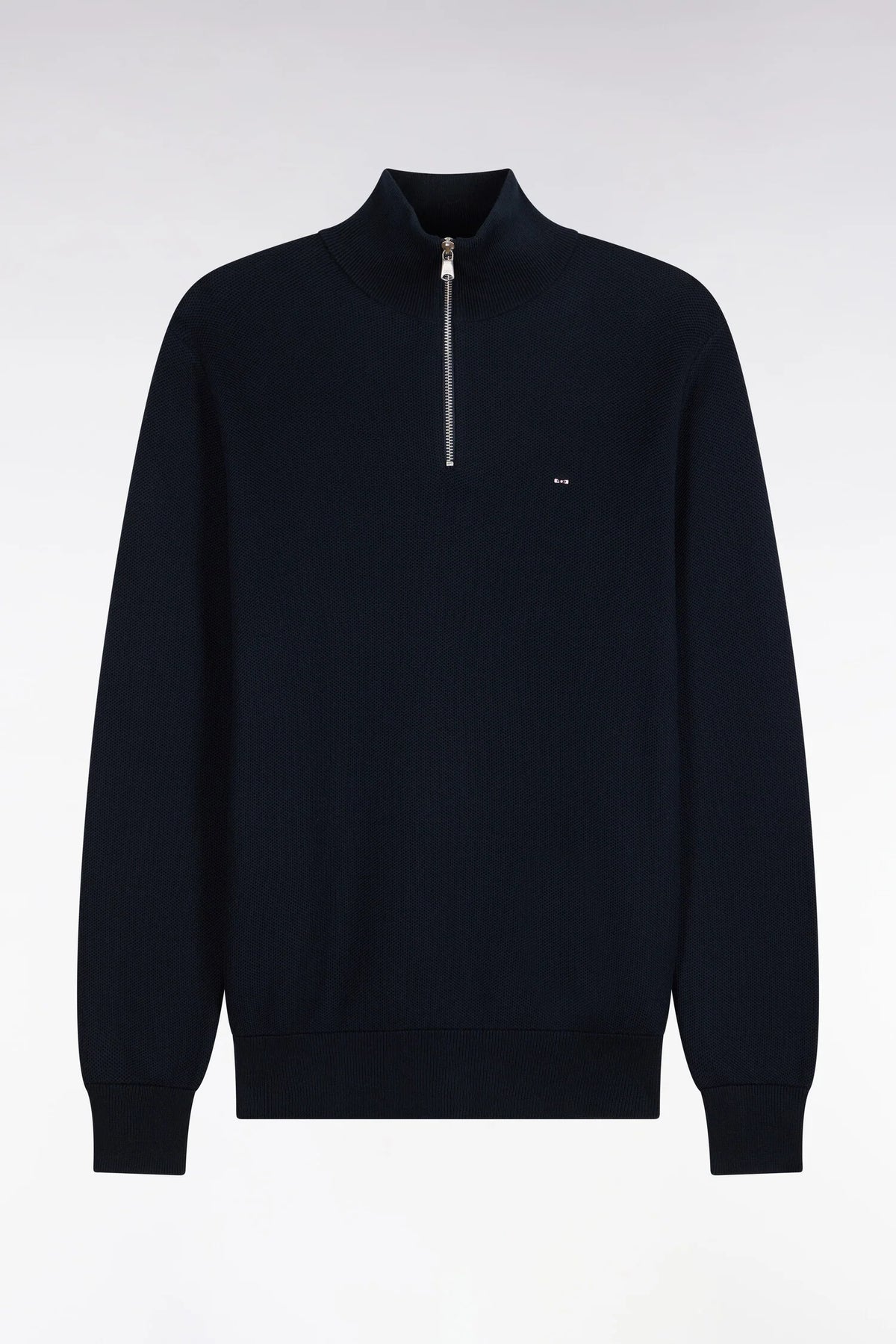 Eden Park Navy Zip Knit H26MAIPU0006 blf
