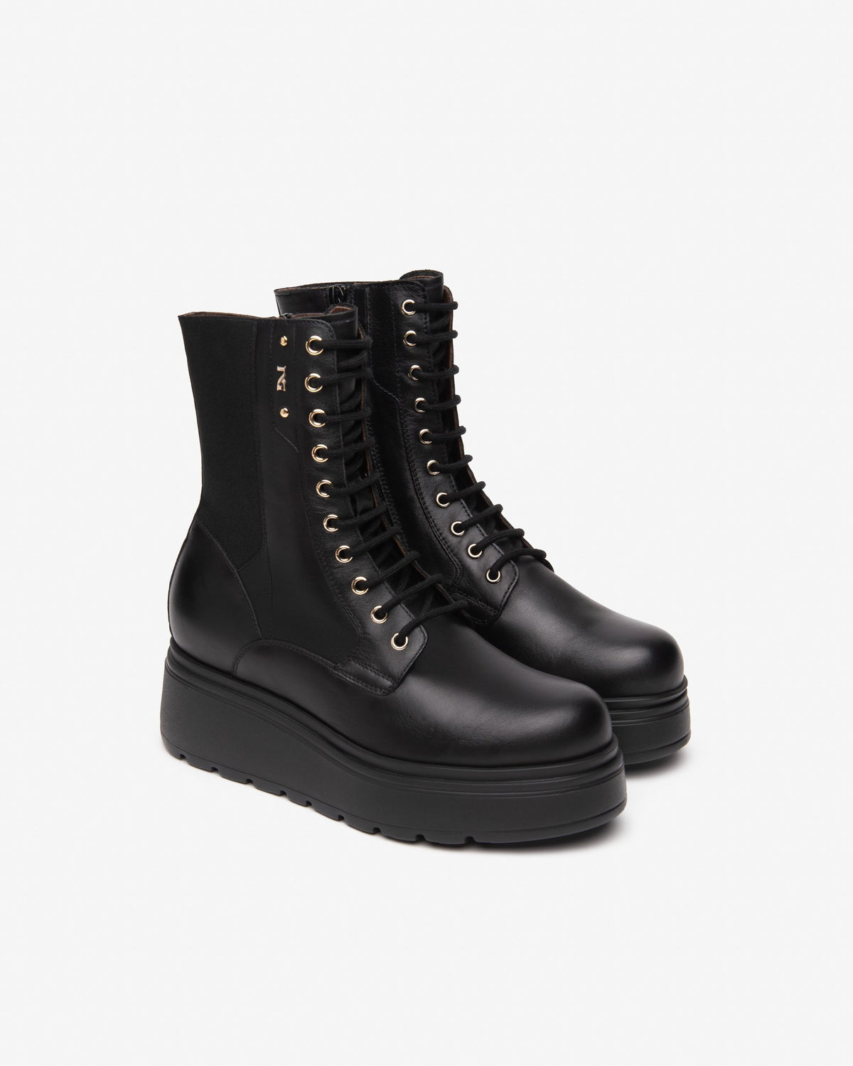 Nero Giardini Black Biker Boots I514900D 100