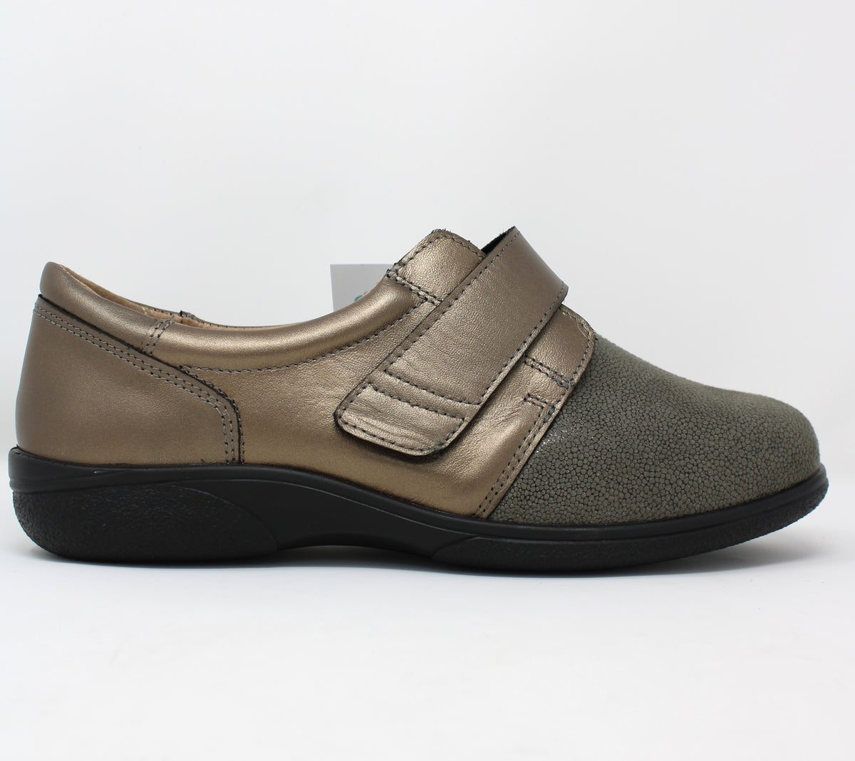 Easy B Velcro Shoe Bronze 75264B