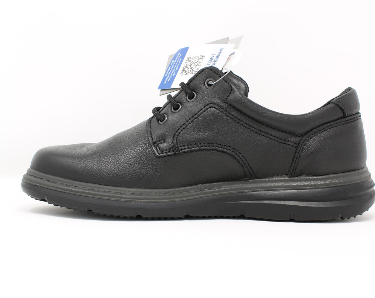 Imac Black Mens Wide Fit Shoe Palermo 651429