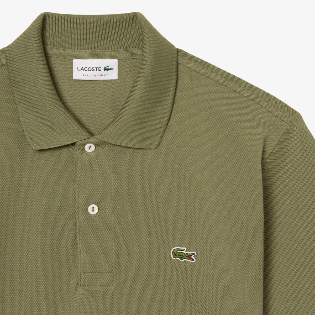 Lacoste Khaki Green Original Polo Shirt L1212 BMY