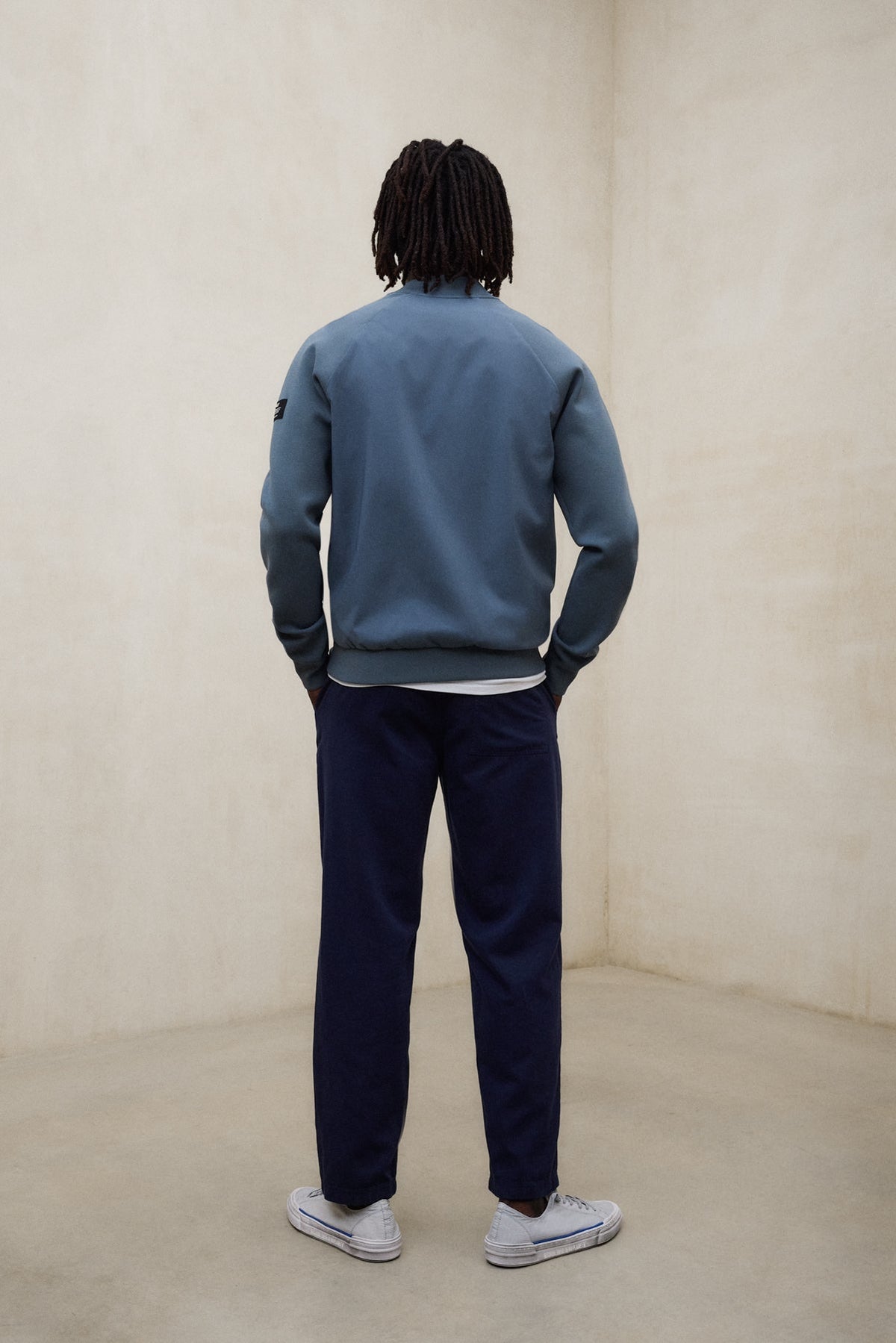 Ecolaf Blue Grey Jacket areca