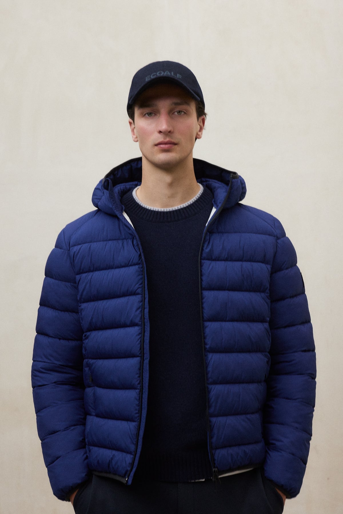 Ecoalf Ink Blue Jacket Aspen