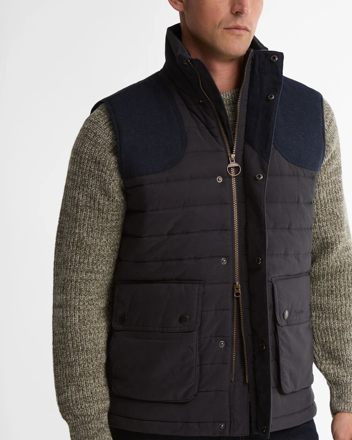 Barbour Navy Bradford Gilet MGI0056 ny91