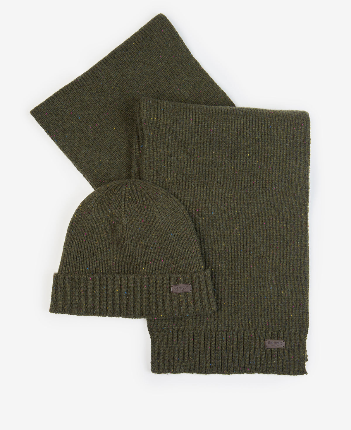Barbour Olive Fleck Carlton Set mgs0047 ol31