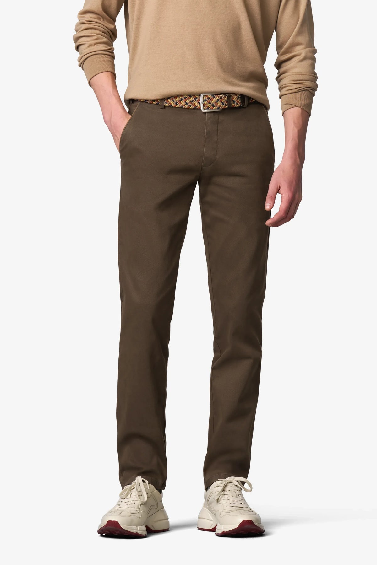 Meyer New York Brown Chinos 5617 37