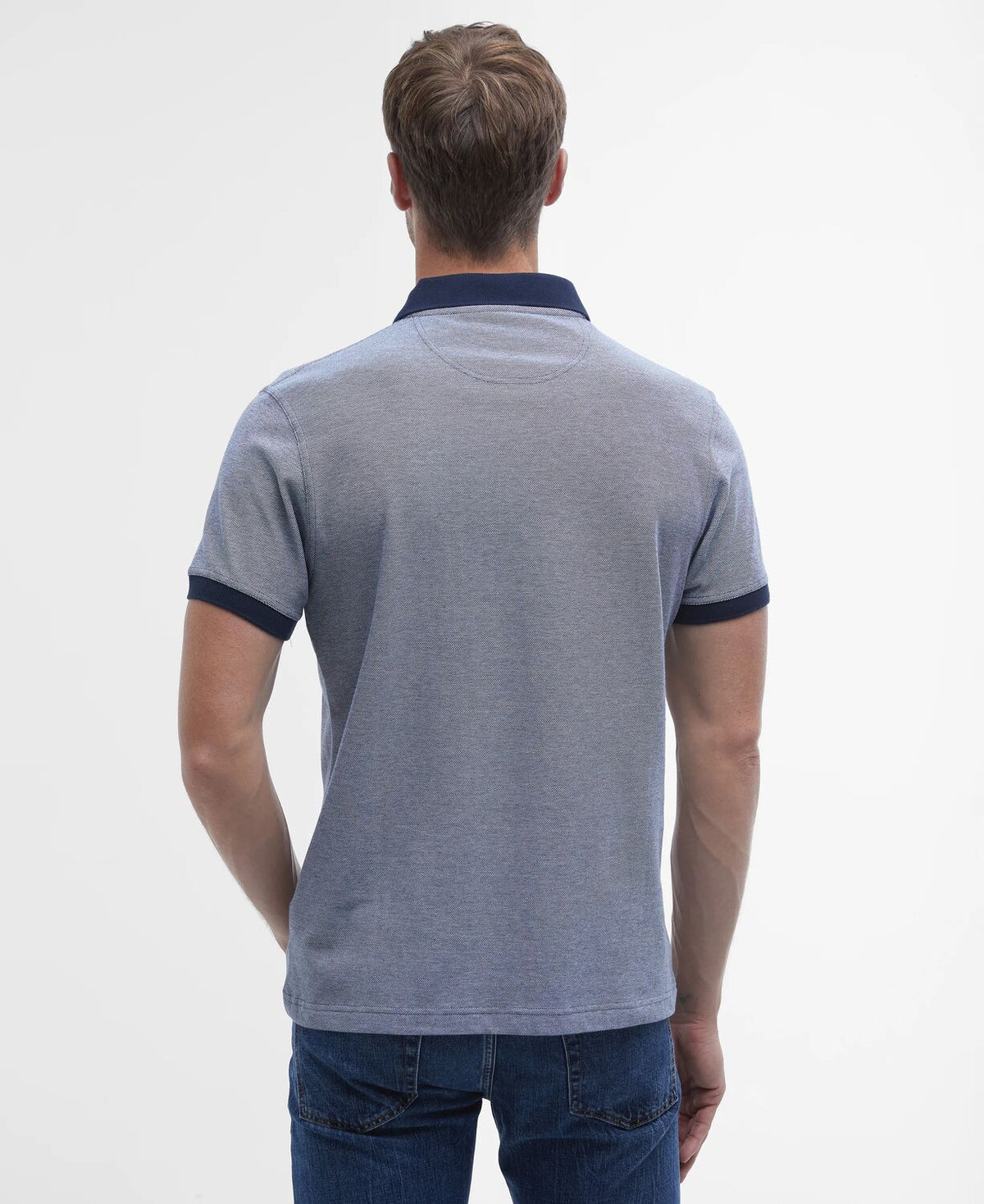 Barbour Tipped Polo Shirt Blue MML0628 bl92