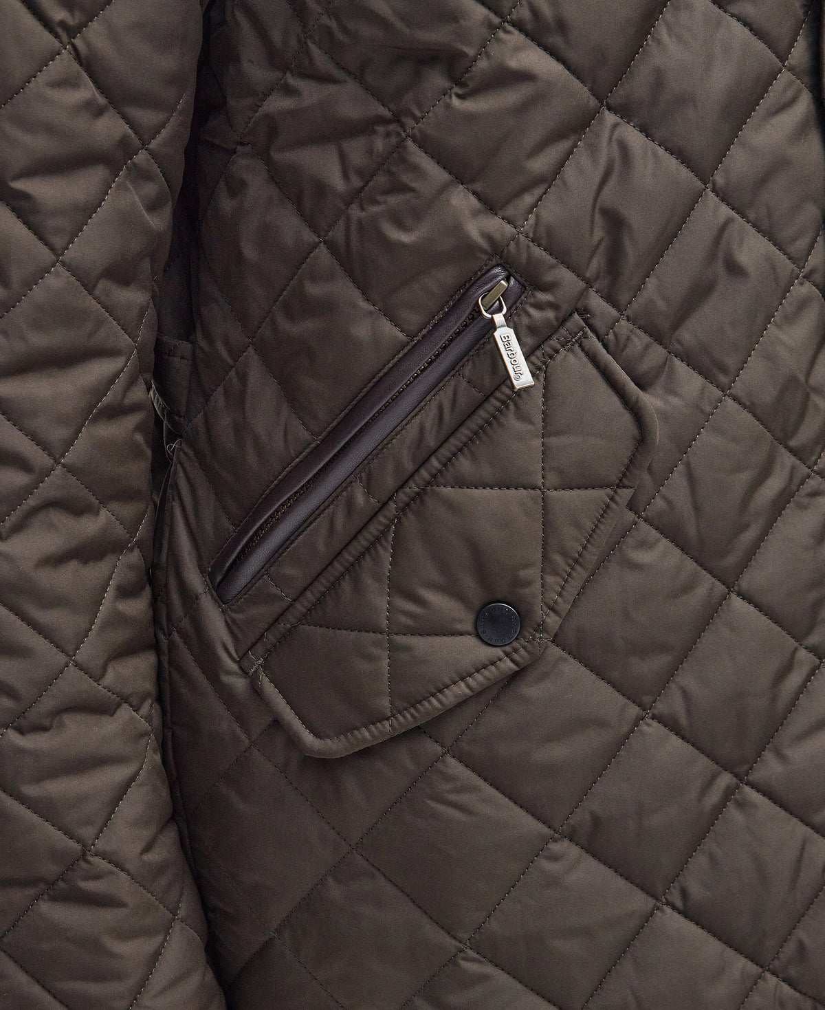 Barbour Olive Green Quilt Jacket MQU0006 ol51