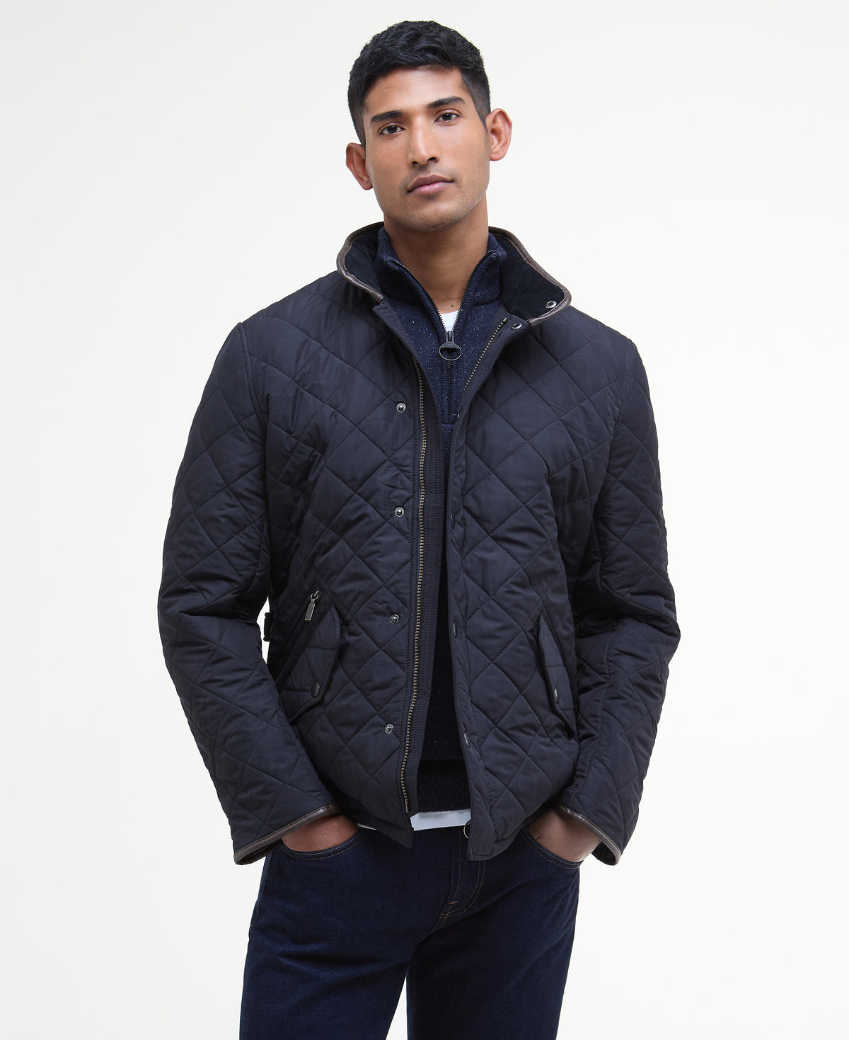 Barbour Powell Jacket Navy mqu0281 ny71