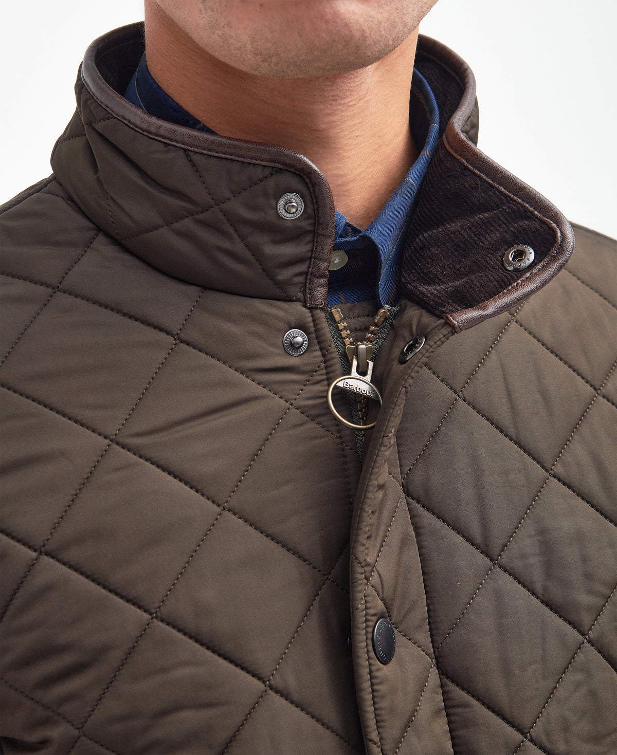 Barbour Powell Jacket Olive mqu0281 ol51