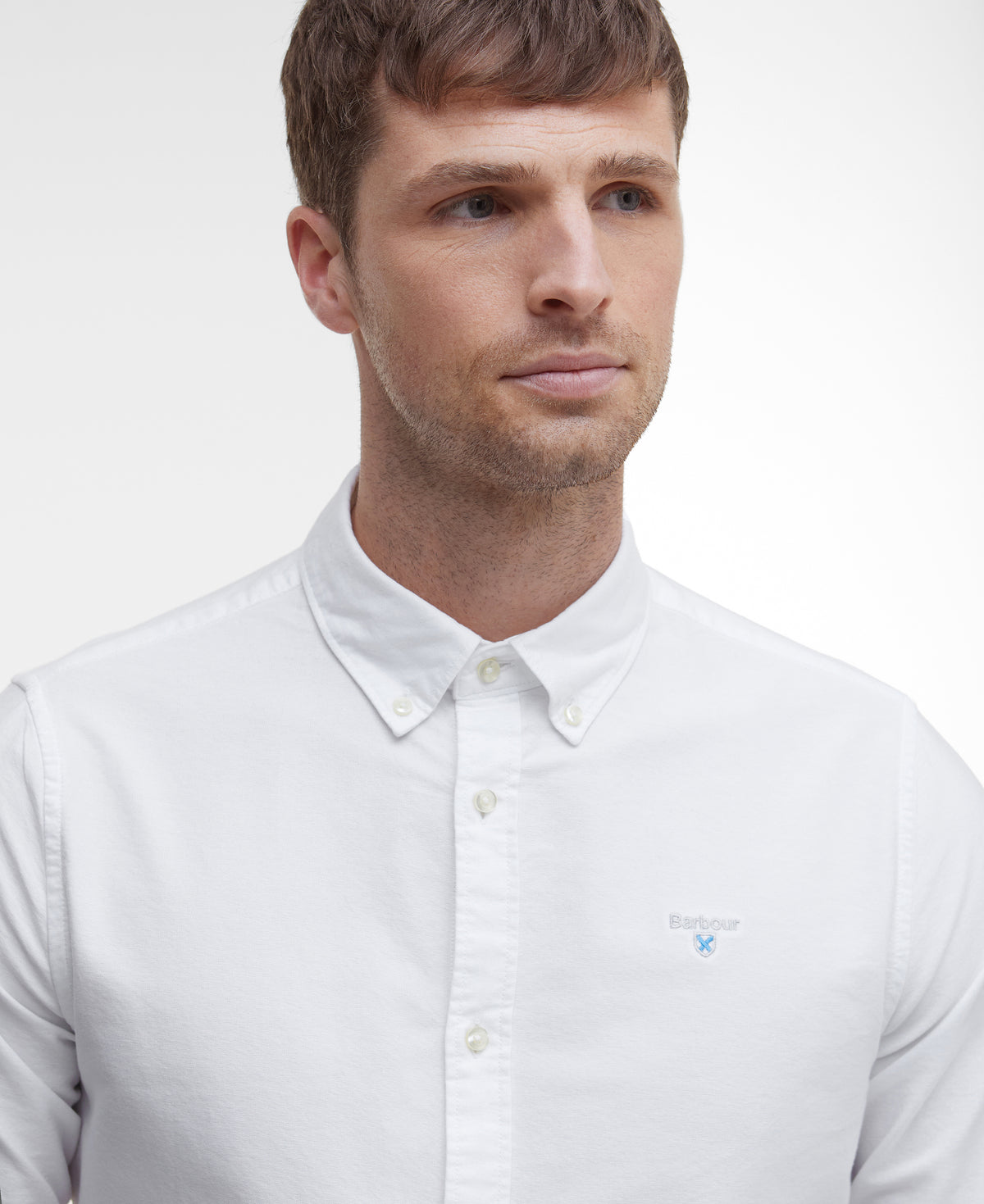 Barbour White Oxtown Shirt MSH5301 wh11
