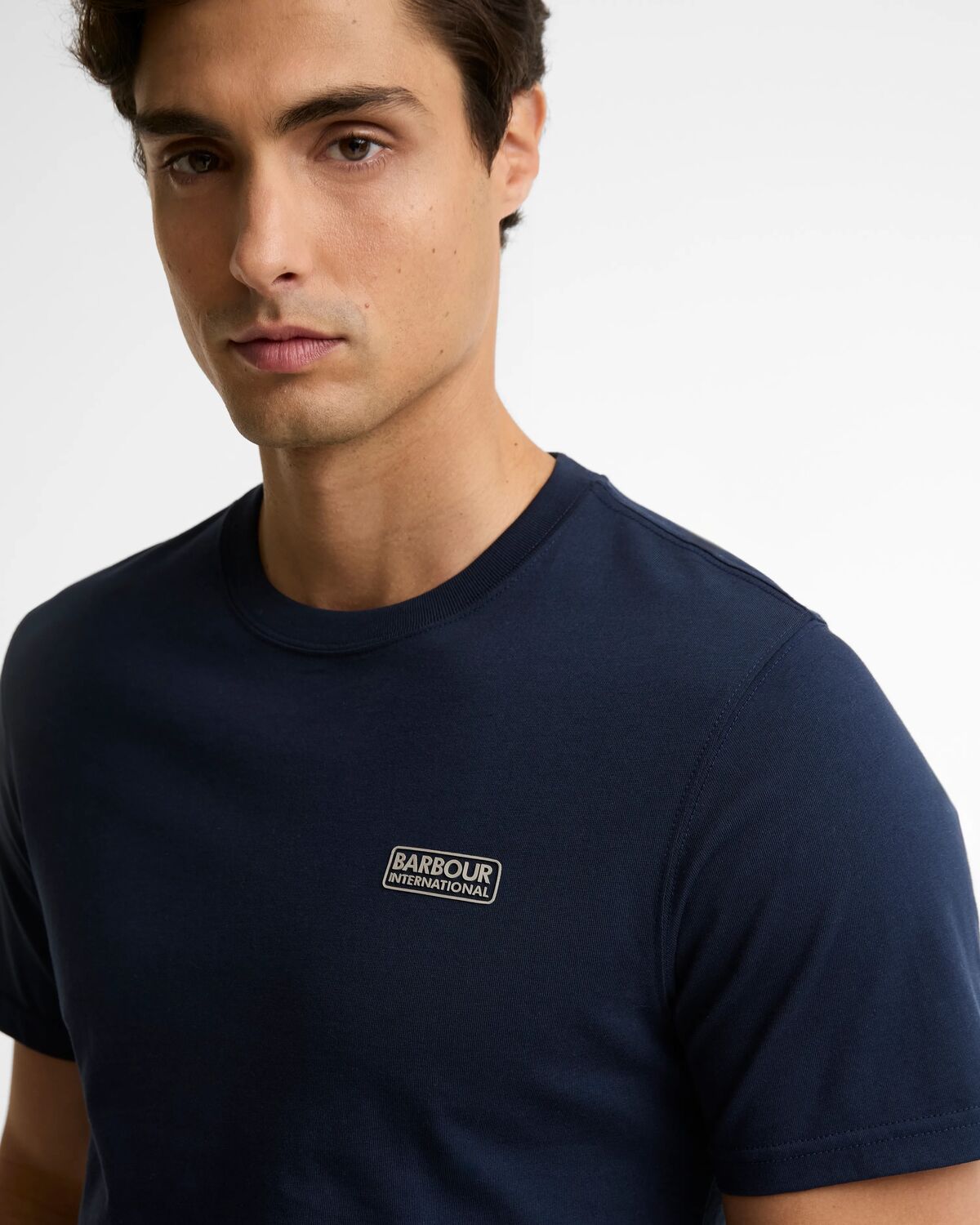 Barbour International Navy Tee MTS0141 NY56