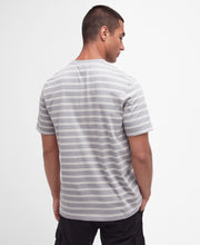 Load image into Gallery viewer, Barbour International mts1297 gy12 | Striped Tee in Grey &amp; White