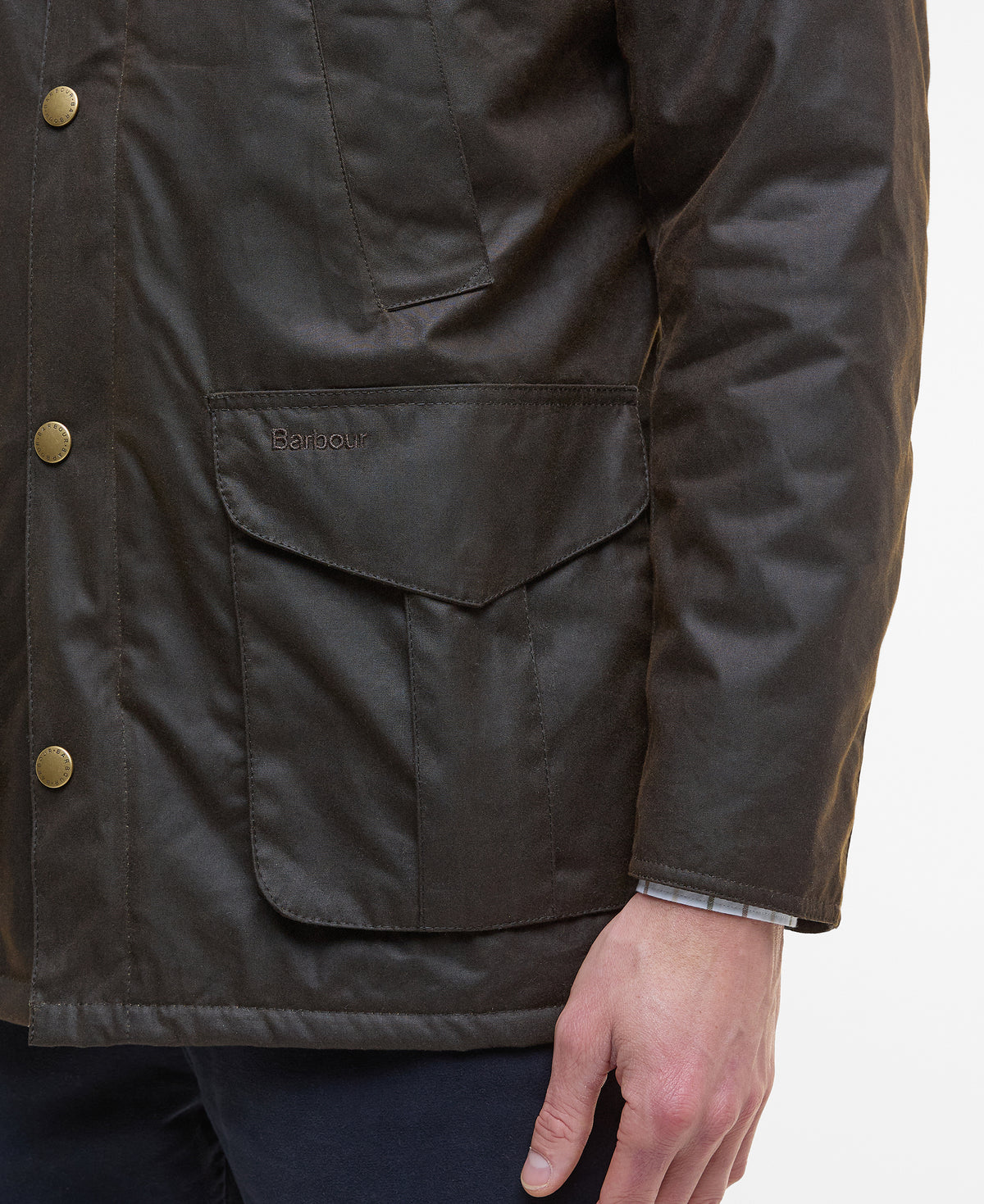 Barbour Hereford Wax Jacket Olive mwx1213 ol71