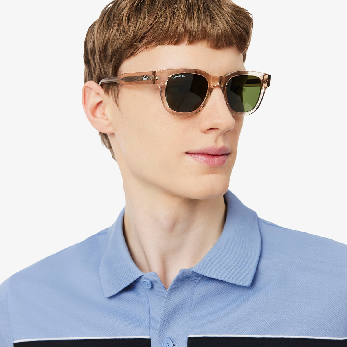 Lacoste Blue Colour Block Polo PH0895 3PT
