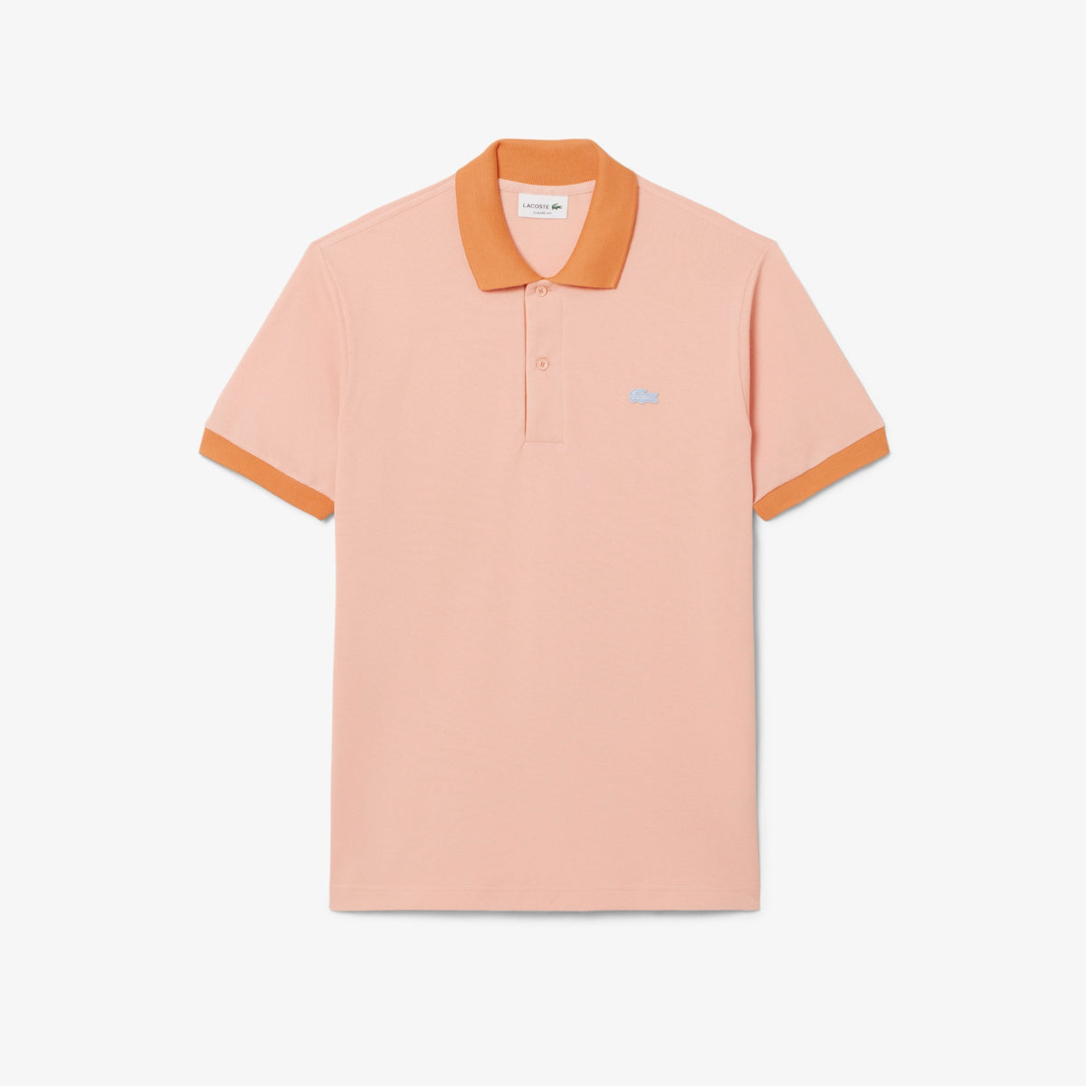 Lacoste Orange Contrast Tipped Polo PH2017 4HI