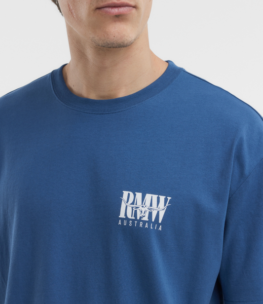 RM Williams Classic Tee Mid Blue KDU10JE