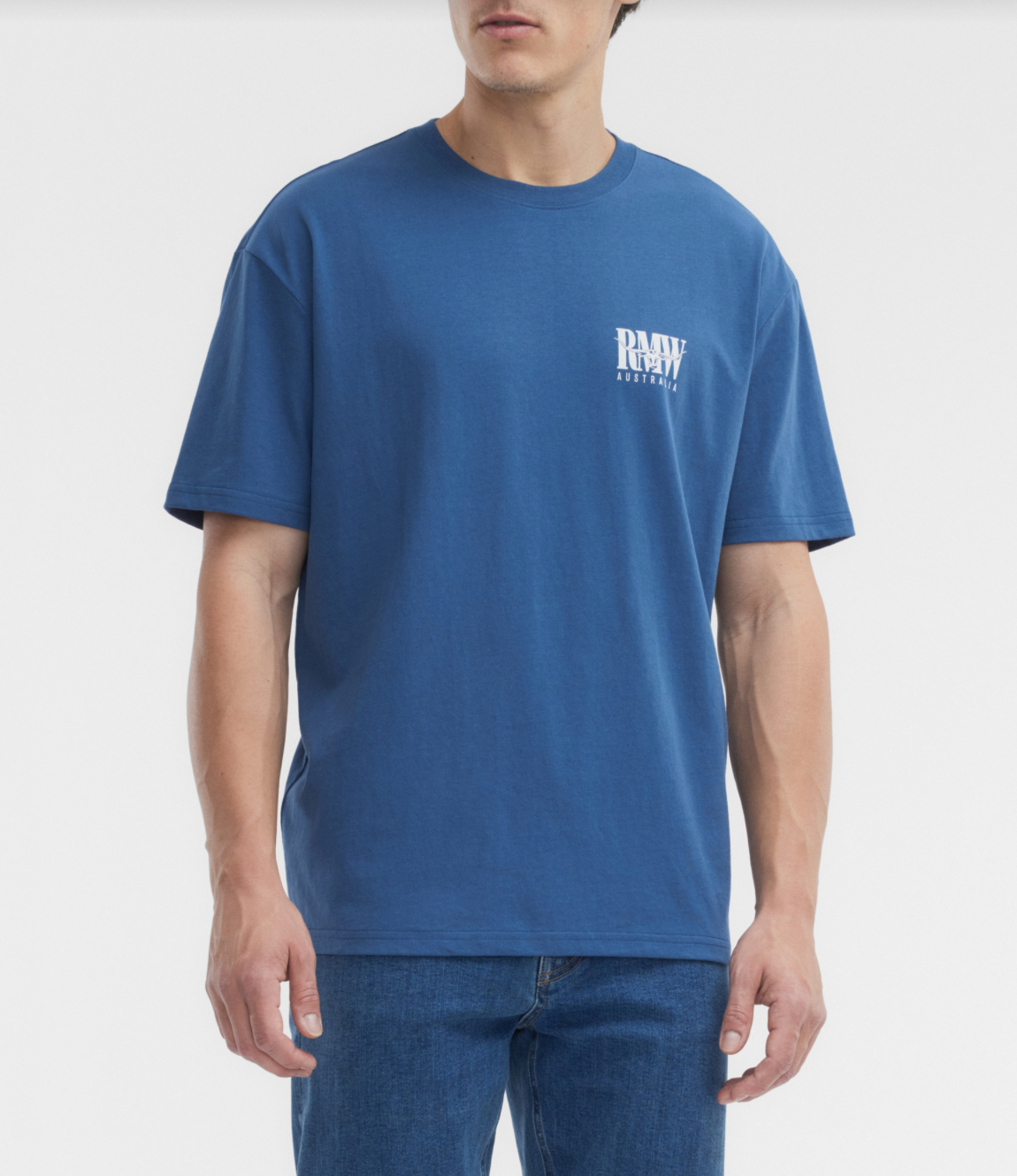 RM Williams Classic Tee Mid Blue KDU10JE