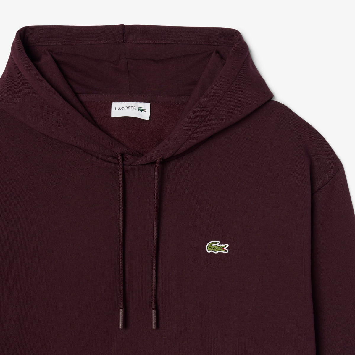 Lacoste Burgundy Hoodie SH8863 3KE