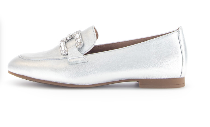 Gabor Silver Loafers 65.210.61