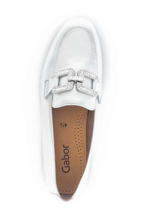 Gabor Silver Loafers 65.210.61