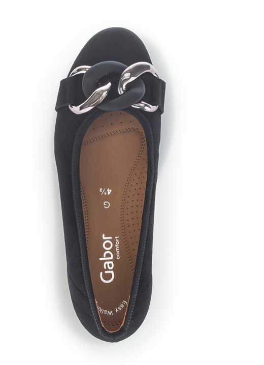 Gabor Black Slip On 62.625.47