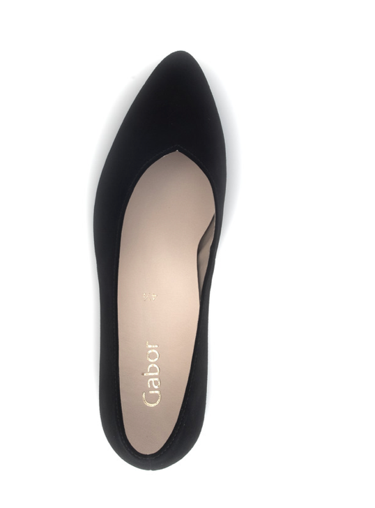 Gabor Black Court Shoes 61.431.17