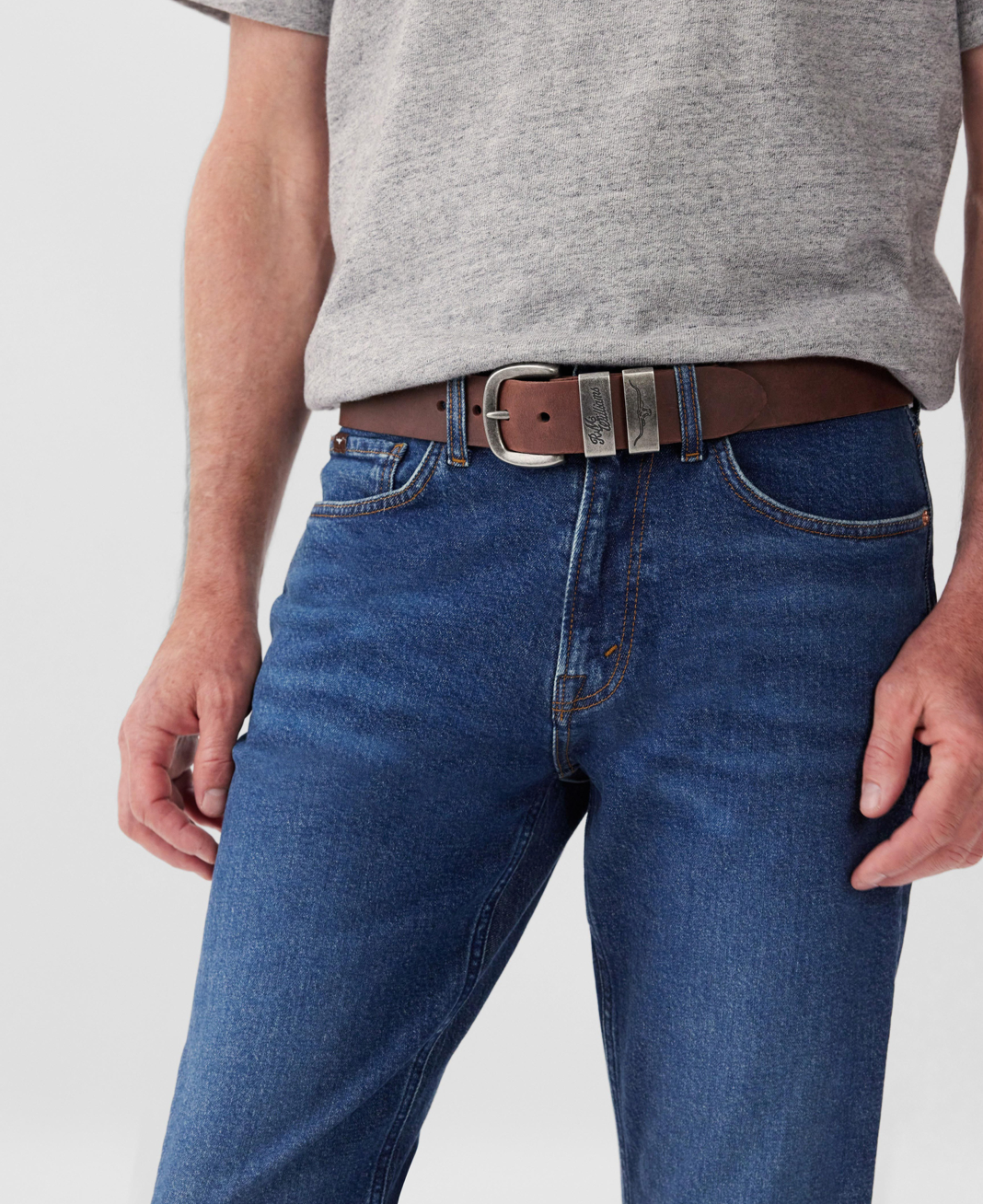 RM Williams Bark Belt BSF5LBCT