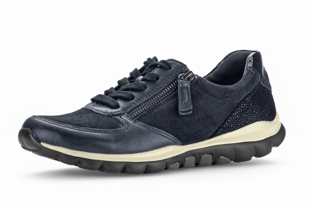 Gabor Rollingsoft Navy Walking Shoes 76.968.66