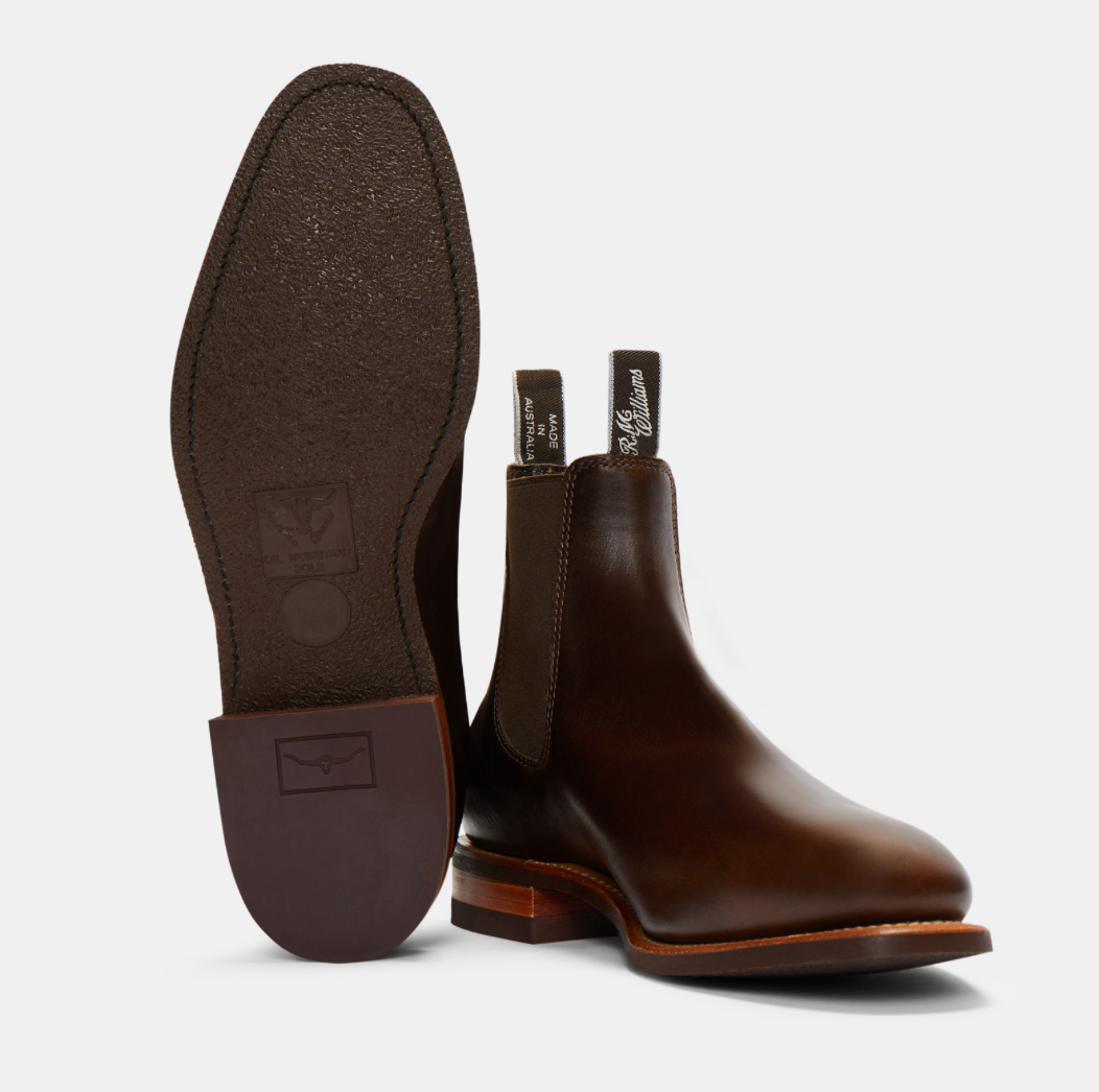 RM Williams Comfort Craftsman Boots Walnut B543p J6