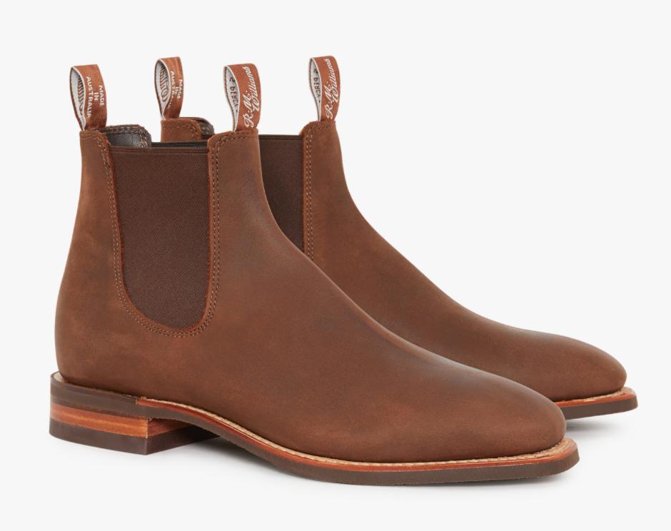 RM Williams Bark Comfort Craftsman Chelsea Boots B543O T2