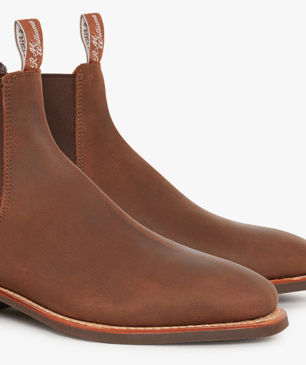 RM Williams Bark Comfort Craftsman Chelsea Boots B543O T2