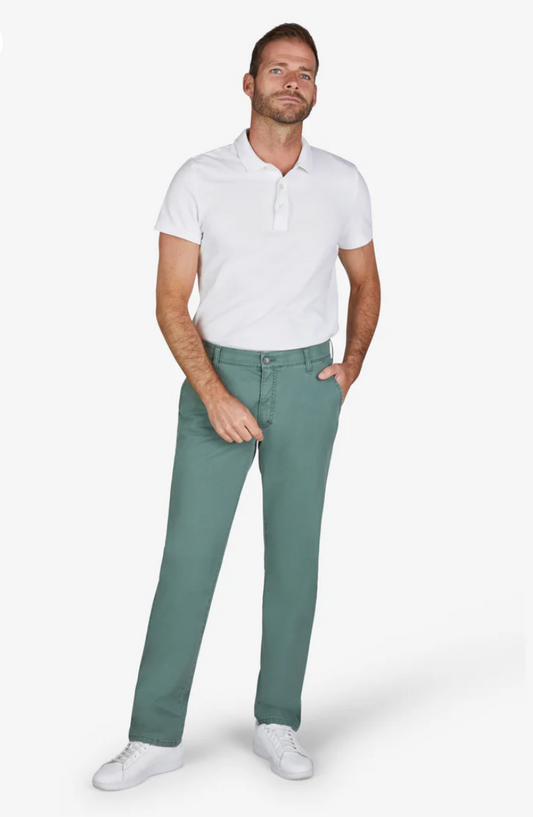 Club of Comfort Blue Green Chinos 7323 47