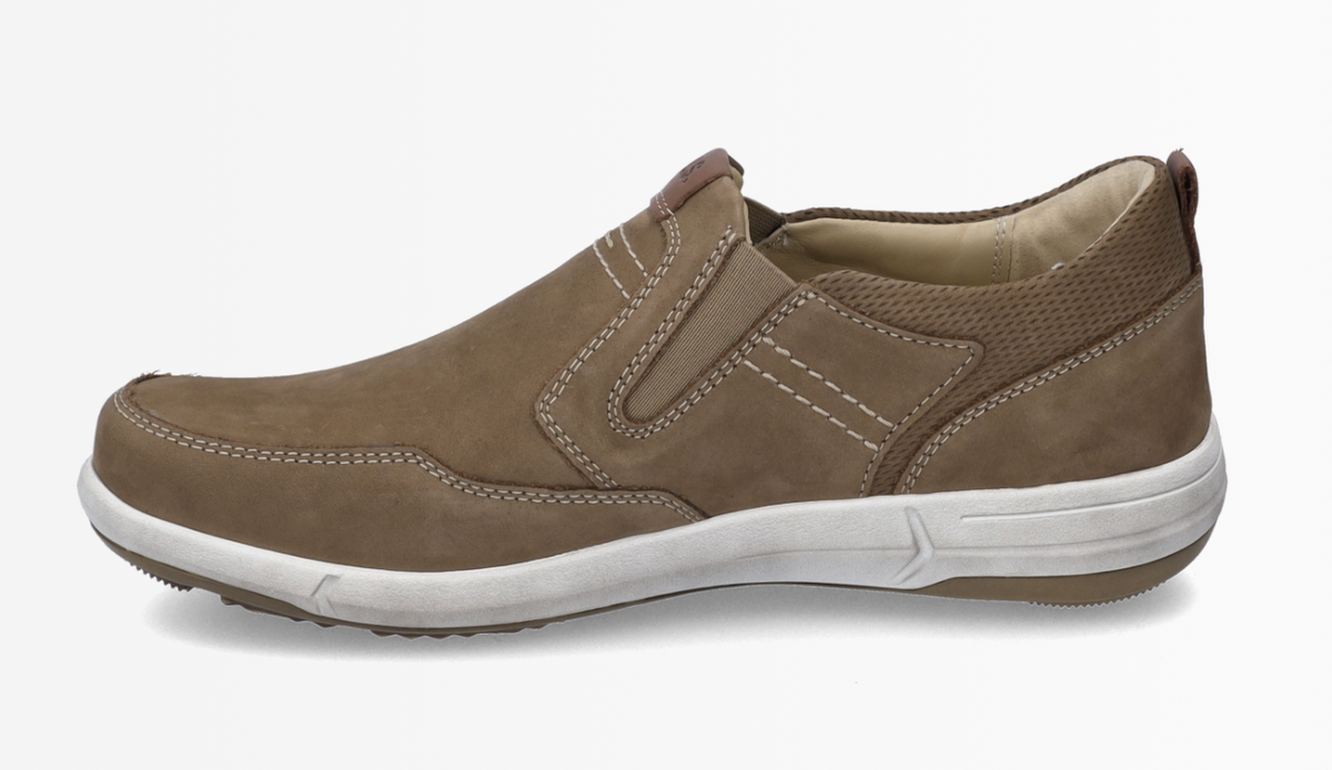 Josef Seibel Taupe Slip On Shoes Enrico 04