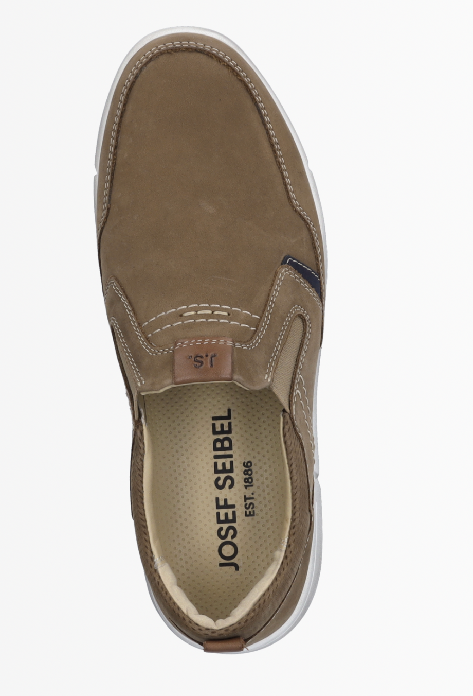 Josef Seibel Taupe Slip On Shoes Enrico 04