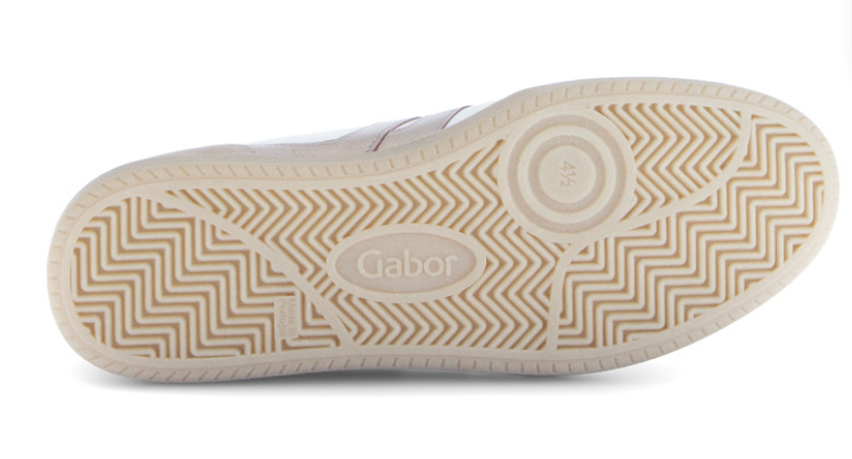 Gabor White Beige Two Tone Trainers 83.300.12