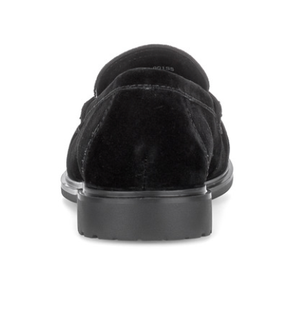 Gabor Black Suede Loafer 4009.02 001