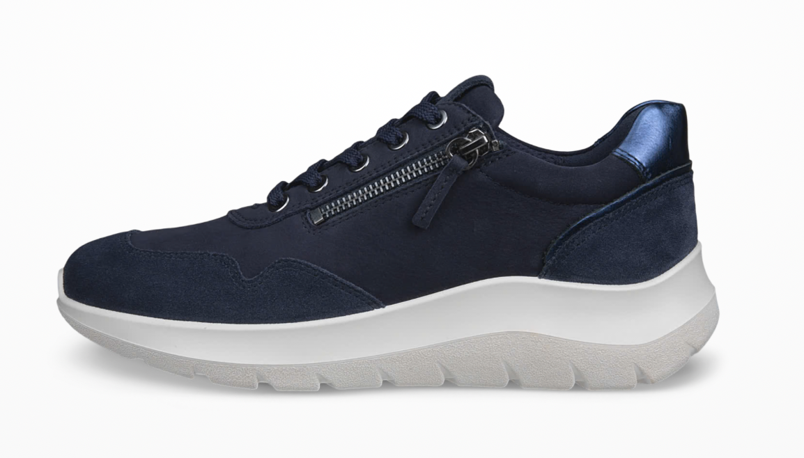 Ecco Valerie Navy Trainers 239803 51142