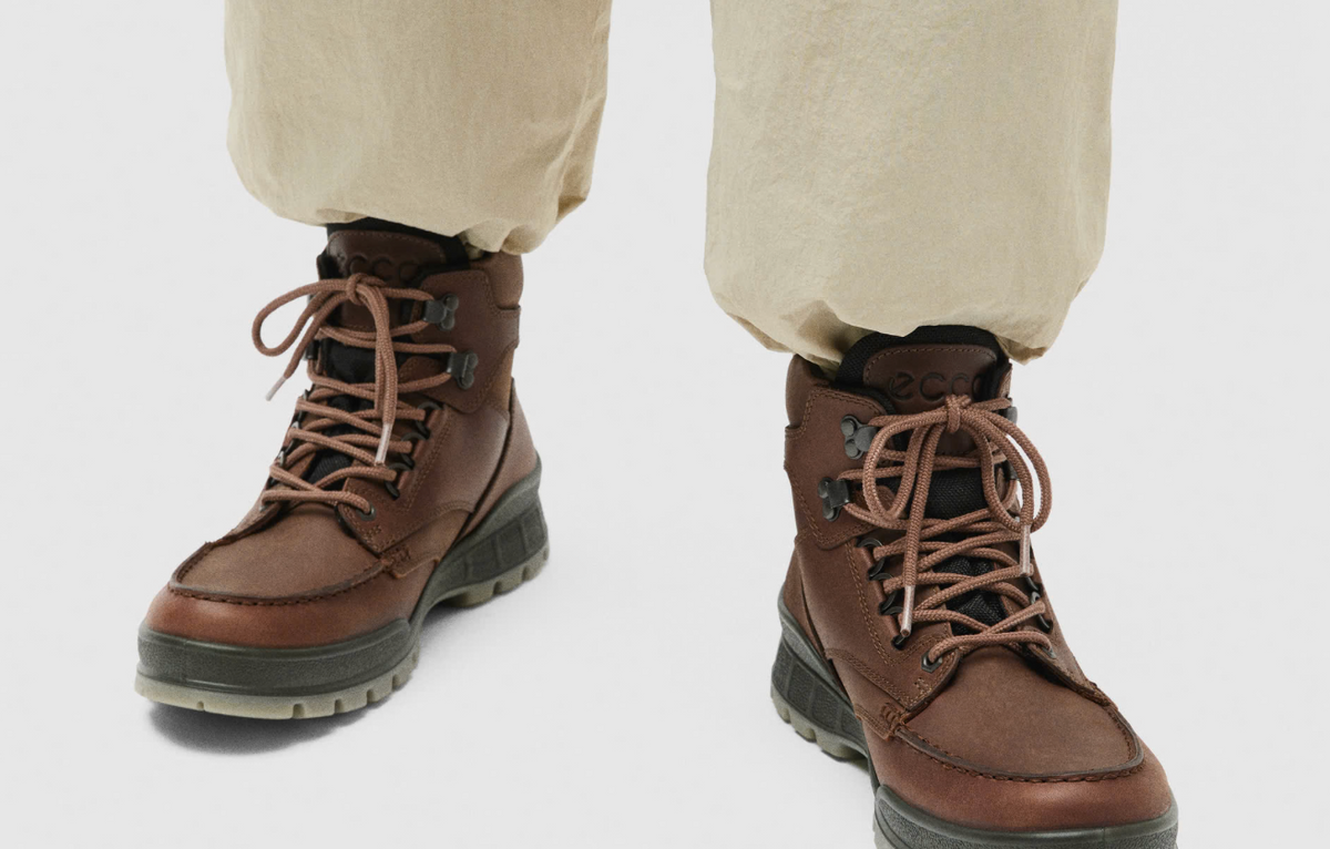 Ecco Track 25 Gortex Boot in Brown Bison 831704 53010