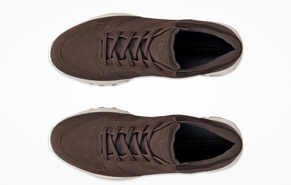 Ecco Exostride Brown Gortex Shoe 835304 02178