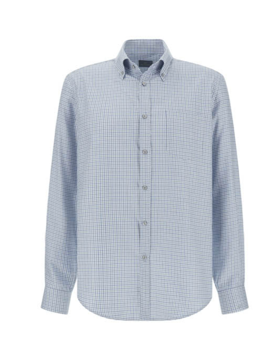Paul Shark Blue Twill Shirt 16313009R G79