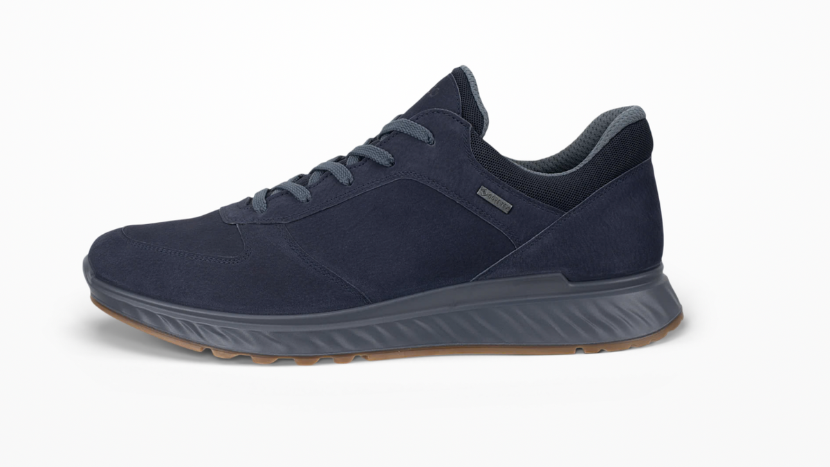 Ecco Exostride Navy Gortex Walking Shoe 835304 01303
