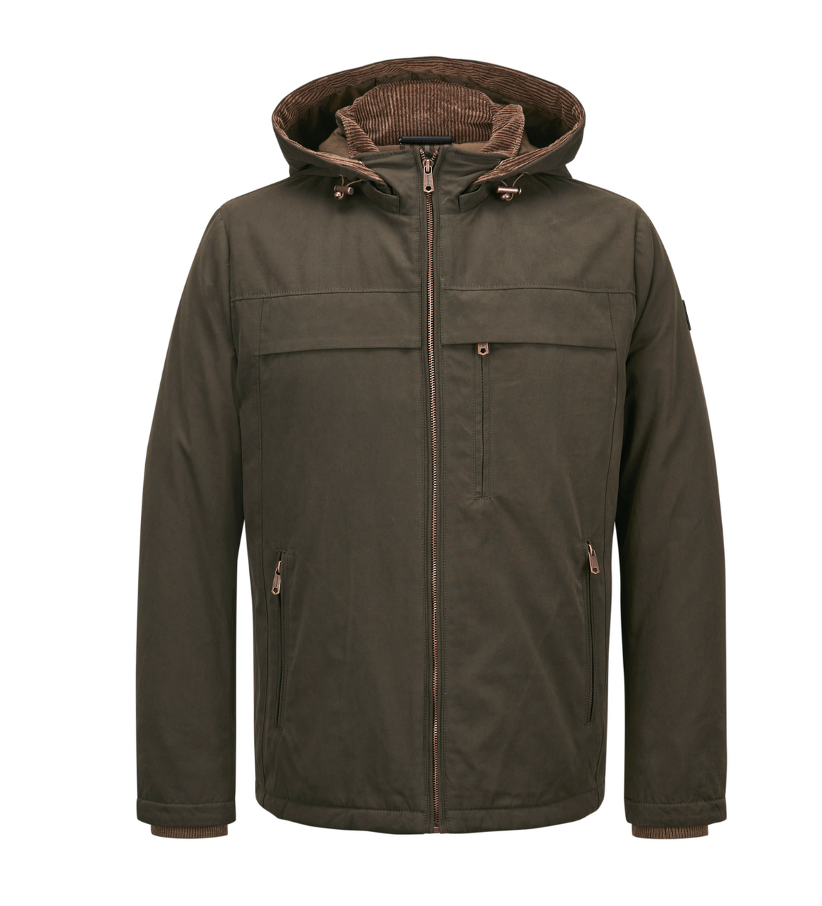 Milestone Green Hooded Jacket Harry 48