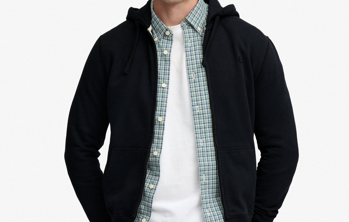 Superdry Navy Zip Hoodie M2014703A 24s