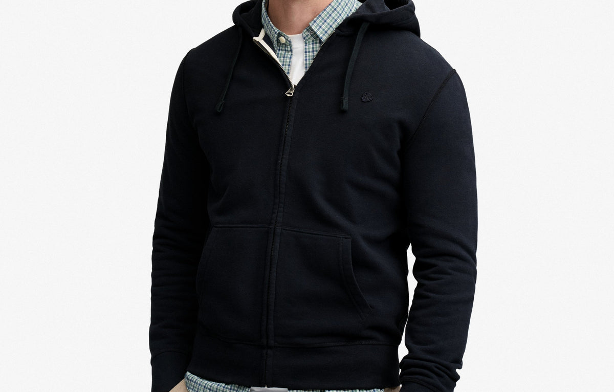 Superdry Navy Zip Hoodie M2014703A 24s