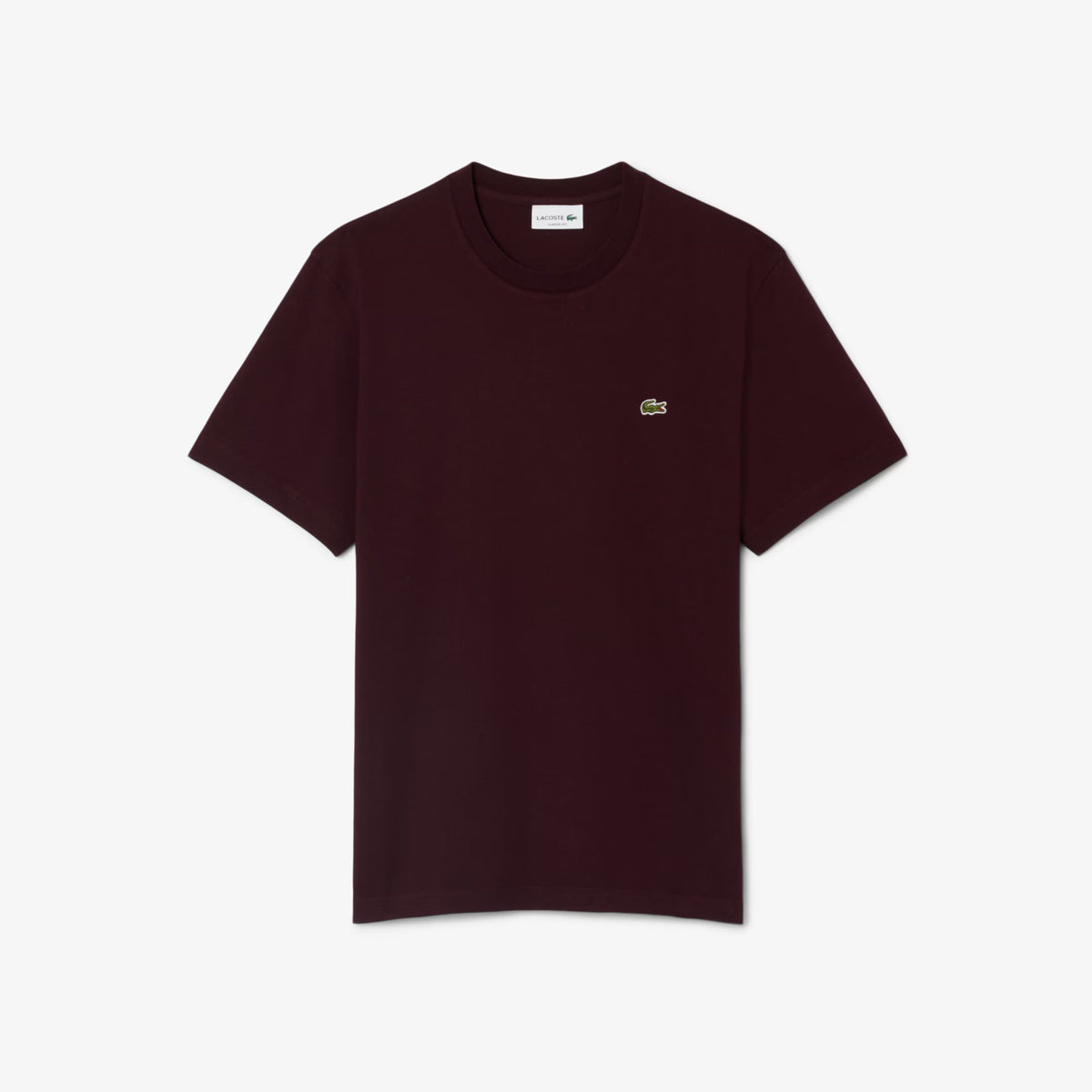 Lacoste Burgundy Cotton Tee TH7318 3KE