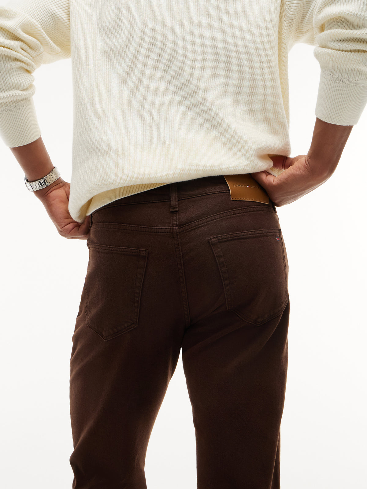 Tommy Hilfiger Brown 5 Pocket MW0MW44914 GOP
