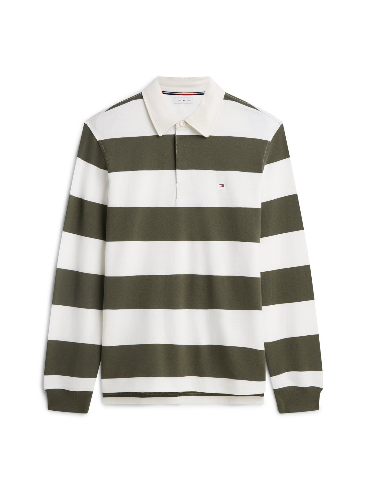 Tommy Hilfiger Green Stripe Rugby MW0MW45692 mt1
