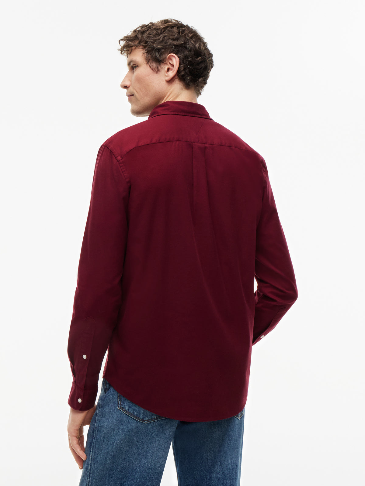Tommy Hilfiger Burgundy Shirt MW0MW40469 vlp